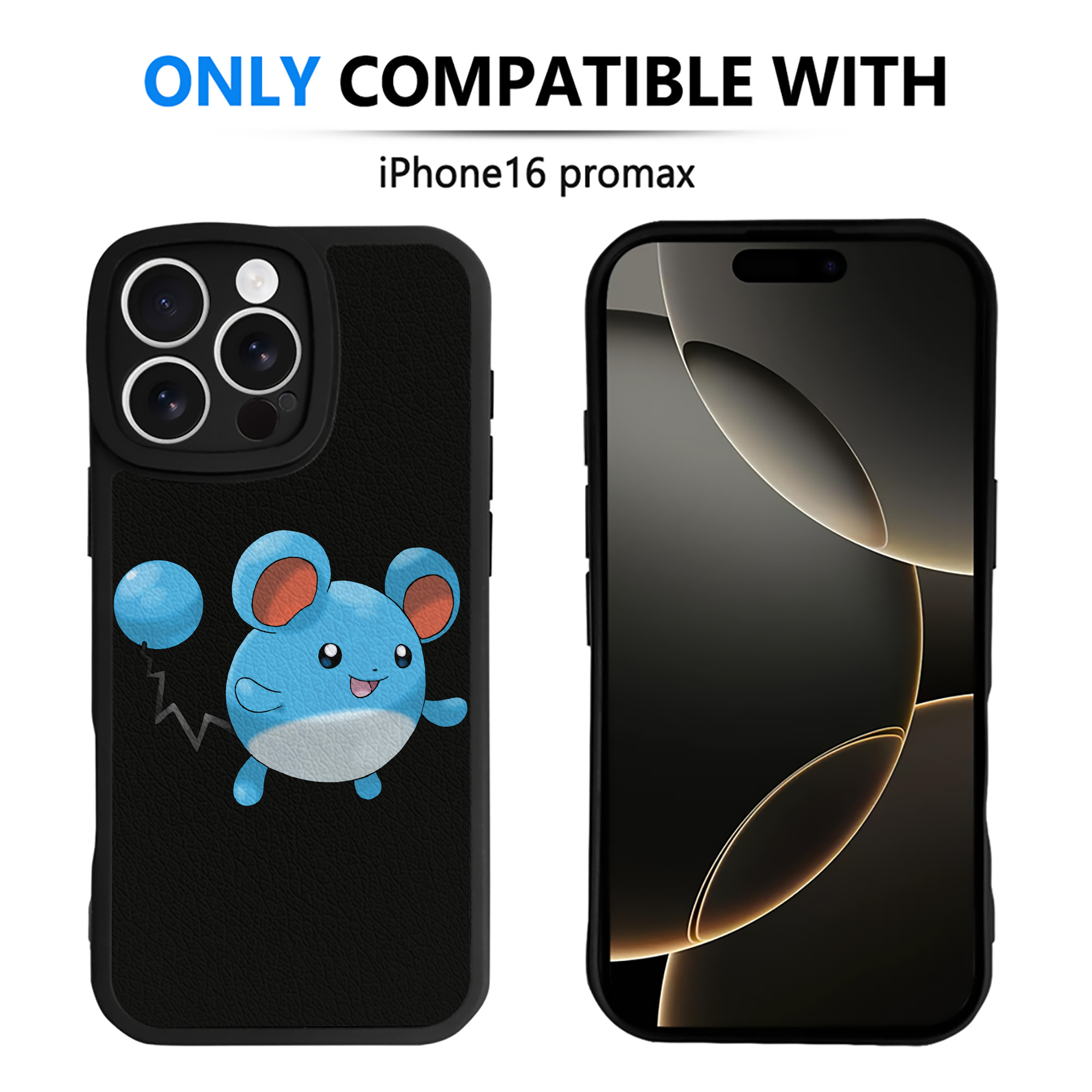 （画像用） ポケットモンスター Pokémon 【iPhone 16シリーズ対応】シリコンスマホケース（レザー調） 材質：シリコン